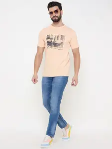 Duke Men Graphic Print Others Slim Fit Cotton T-shirt