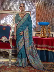 elora Striped Silk Blend Saree