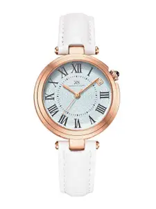 KENNETH SCOTT Women Patterned Dial & Reset Time Analogue Watch K24510-RLWL