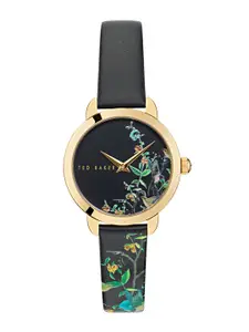 Ted Baker Women Printed Dial & Leather Straps Analogue Watch BKPFLS4039I