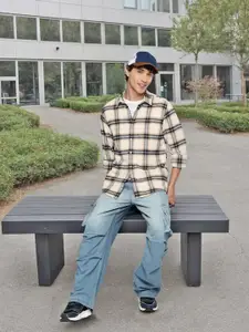 Aeropostale Tartan Checks Opaque Pure Cotton Casual Shirt