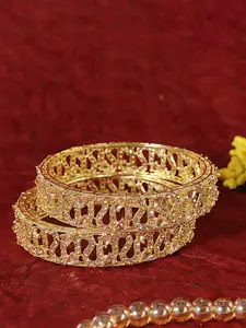 LAVAZZA Set Of 2 CZ & AD-Studded Bangles
