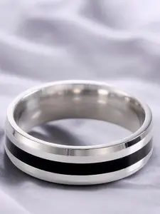 The Roadster Lifestyle Co. Men Stainless Steel Band Ring