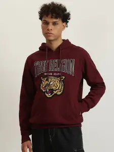 True Religion Men Embroidered Hooded Sweatshirt