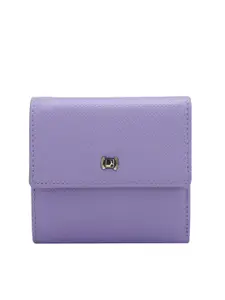 Da Milano Women Textured Leather Three Fold Wallet