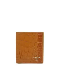 Da Milano Women Textured Leather Two Fold Wallet