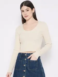 Camey Women Woollen Crop Sweater Vest