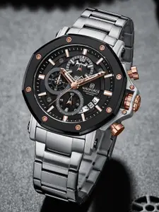 Naviforce Men Dial & Stainless Steel Straps Analogue Watch NF8065_S RG S_