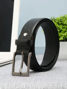 Teakwood Leathers Men Textured Leather Belt