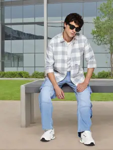 Aeropostale Buffalo Checks Relaxed Fit Pure Cotton Casual Shirt