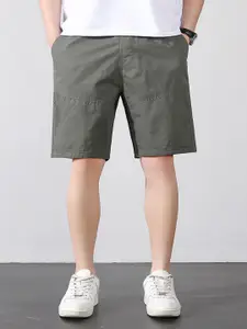StyleCast x Revolte Men Mid-Rise Regular Fit Cotton Shorts
