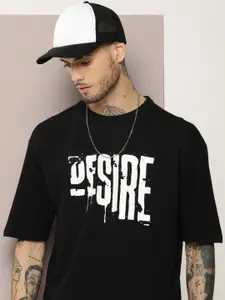 Kook N Keech Typography Printed Oversized Cotton T-shirt