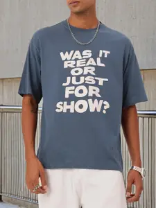 Kook N Keech Typography Printed Relaxed Fit T-shirt