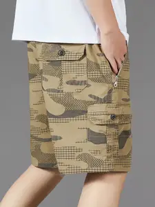 StyleCast x Revolte Men Printed Cotton Shorts
