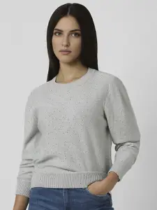 Van Heusen Woman Printed Round Neck Pullover
