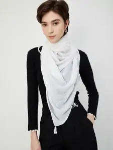 max Women Embroidered Scarf