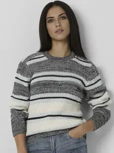 Van Heusen Woman Women Pure Cotton Striped Pullover