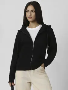 Van Heusen Woman Women Hooded Front-Open Sweatshirt