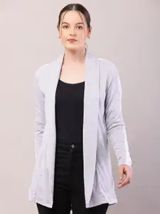 RiseMax Colourblocked Longline Lapel Shrug