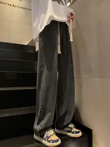 StyleCast Men Wide Leg Mid Rise Jeans