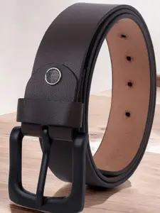 Provogue Men Textured Leather Formal Belt