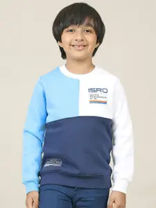 Kids Ville Boys Isro Printed Regular Fit Sweatshirt