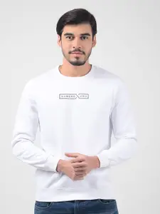 Numero Uno Men Printed Round Neck Pullover Cotton Sweatshirt