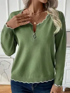 DressBerry Women Mandarin Collar Top