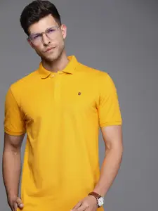 Louis Philippe Sport Solid Polo Collar Slim Fit Casual T-shirt