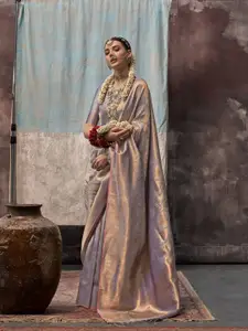 Anouk Ethnic Motifs Zari Banarasi Saree