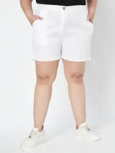 BRINNS Women Mid-Rise Plus Size Shorts