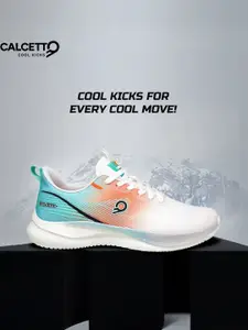 Calcetto CLT-8001 Men Mesh Lace-Ups Non-Marking Running Shoes