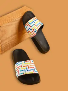PERY PAO Men Printed Sliders
