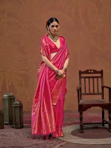 Anouk Woven Design Zari Banarasi Saree