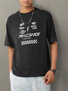 Kook N Keech Grunge Printed Relaxed Fit T-shirt