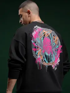 HIGHLANDER Marvel Spider Man Men Drop Shoulder Oversized Sweatshirt