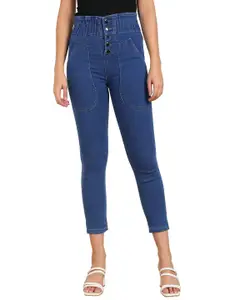 Moda Rapido Women Slim Fit Mid-Rise Clean Look Cotton  Jeans