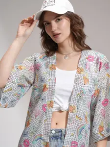 ESPYR By Tokyo Talkies Tokyo Talkies Women Printed Front Open Shrug