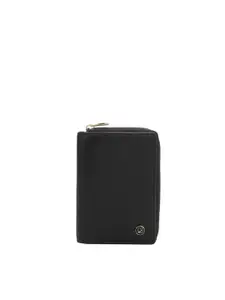 Da Milano Women Textured Leather Two Fold Wallet