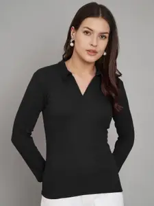 Trend Level Women Shirt Collar Top