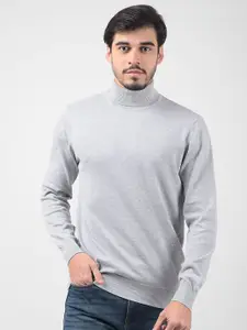 Numero Uno Men Turtle Neck Pullover Cotton Sweater