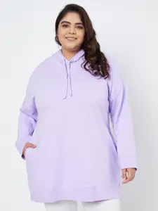 BRINNS Women Plus Size Hooded Cotton Sweatshirt