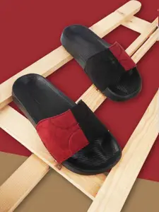 PERY PAO Men Colourblocked Sliders
