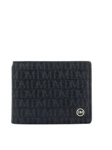 Da Milano Men Textured Leather Two Fold Wallet