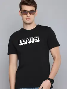 Levis Brand Logo Printed Pure Cotton T-shirt