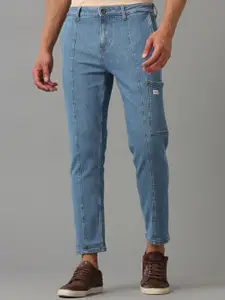 Voi Jeans Men Comfort Relaxed Fit Low Distress Stretchable Jeans