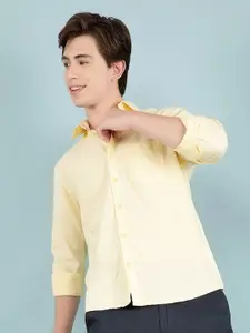 Crimsoune Club Men Classic Slim Fit Casual Shirt