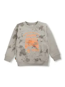 Gini and Jony Boys Printed Sweatshirt