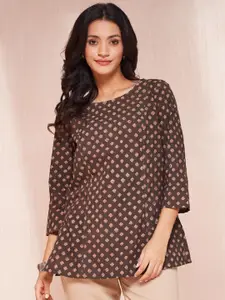 Fabindia Women Cold-Shoulder Sleeves Kurta