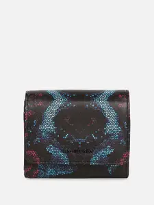 Van Heusen Woman Women Abstract Printed PU Two Fold Wallet